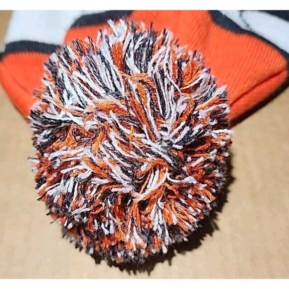 Fuse Stocking Cap Beanie Dear Pom Pom Orange - Picture 10 of 10